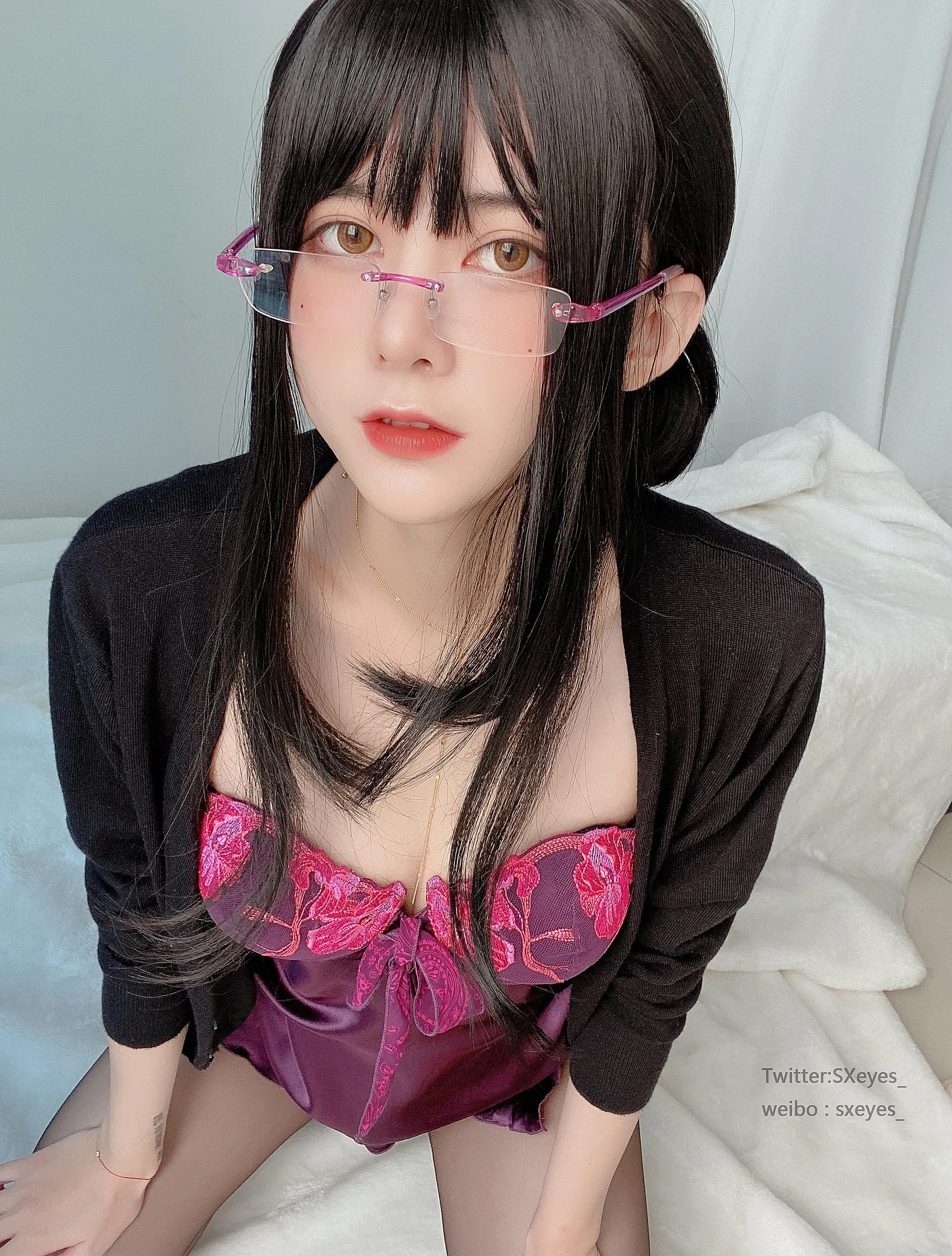 眼酱大魔王w – NO.032 黑丝开档人妻 [31P]插图4